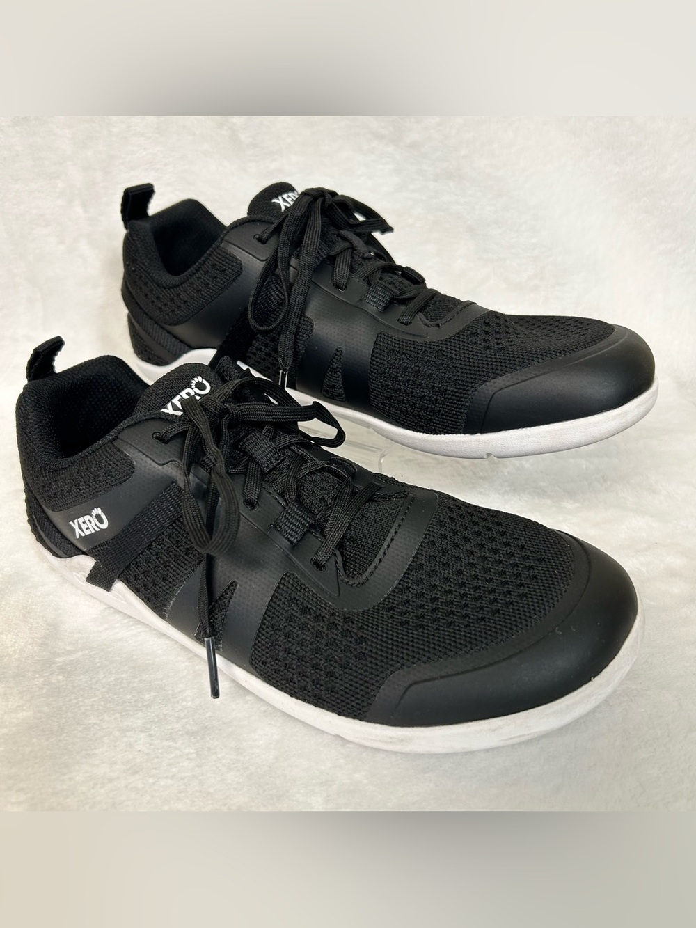 Xero Women's Sneakers Size 9 Black Prio Neo Minimalist Barefoot Athletic Shoes